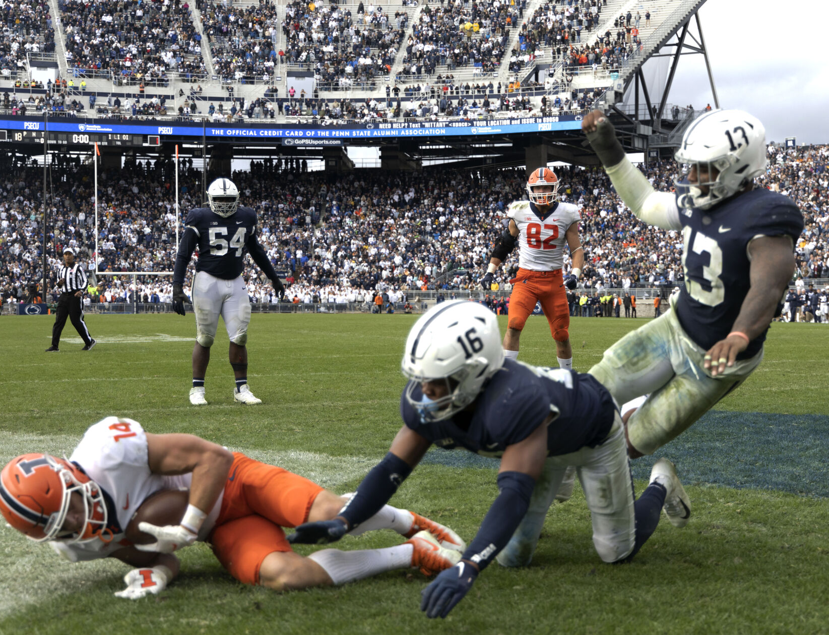 Penn State football vs. Illinois, Illinois score